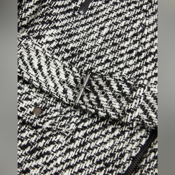 Ted Baker ~ Roseby Belted Wrap Biker Jacket - Picture 6 of 11